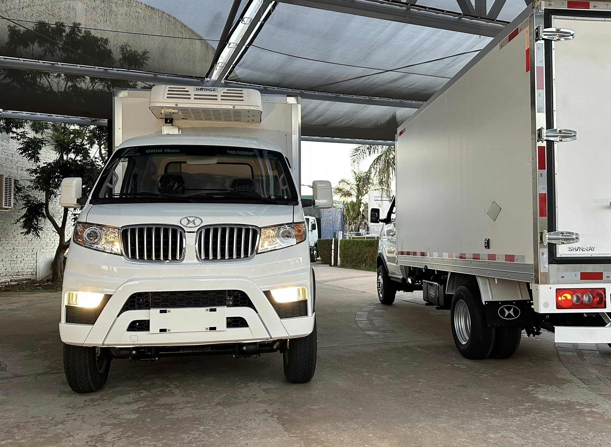 SHINERAY T30 C/S CHASIS con DUALES con FURGON REFRIGERADO -18° para 2 Toneladas 0km My2026 DISPONIBLES!! Financia Bco. Santander. Acércate a ORIO HNOS, SAN GENARO, concesionario oficial JMC, ISUZU, KAMA, LANDKING Camiones - Imagen 2