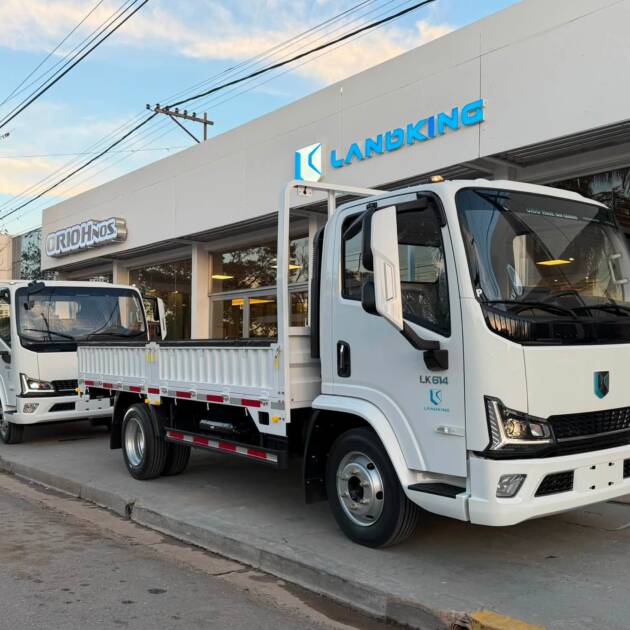 LANDKING LK 614 Motor WEICHAI 140cv 0Km. My2026 Para 3.8 Toneladas. Con caja de carga original. Camión Liviano. Financia Bco. Santander. Acércate a ORIO HNOS, SAN GENARO, concesionario oficial JMC, ISUZU, KAMA, LANDKING Camiones
